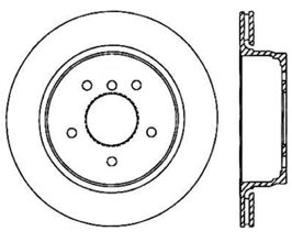 StopTech StopTech Slotted & Drilled Sport Brake Rotor for BMW 5-Series E6