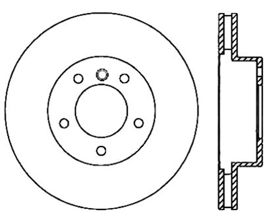StopTech StopTech Drilled Sport Brake Rotor for BMW 5-Series F