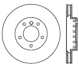 StopTech StopTech Slotted & Drilled Sport Brake Rotor for BMW 6-Series E