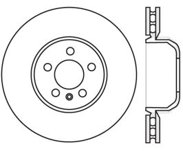 StopTech StopTech 12-18 BMW 650i Cryo Drilled Sport Left Front Rotor for BMW 6-Series F
