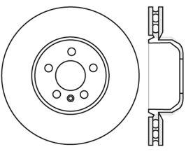 StopTech StopTech 10-17 BMW 535i Slotted Sport Brake Rotor - Front Right for BMW 6-Series F