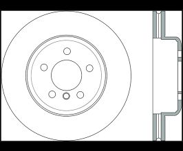 StopTech StopTech 2011-2013 BMW 535i / 2012-2016 BMW 640i Slotted & Drilled Front Left Brake Rotor for BMW 6-Series F