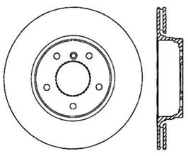 StopTech StopTech Slotted & Drilled Sport Brake Rotor for BMW 7-Series E
