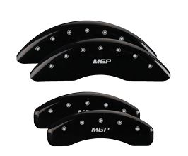 MGP Caliper Covers 4 Caliper Covers Engraved Front & Rear Black Finish Silver Characters 2011 BMW 750Li for BMW 7-Series F
