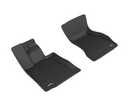 3D Mats 2016-2020 BMW 7 Series Kagu 1st Row Floormat - Black for BMW 7-Series G