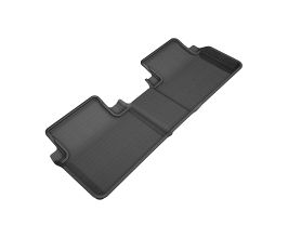 3D Mats 2014-2019 BMW I3 Kagu 2nd Row Floormats - Black for BMW i-series 3