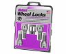 McGard Wheel Lock Bolt Set - 4pk. (Cone Seat) M14X1.25 / 17mm Hex / 27.3mm Shank Length - Chrome for Bmw i3 Base/Range Extender