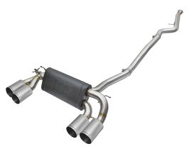 aFe Power 16-18 BMW M2 L6-3.0L MACH Force-Xp 3in to 2.5in 304 SS Cat-Back Exhaust System-Quad Polish Tips for BMW M2 F