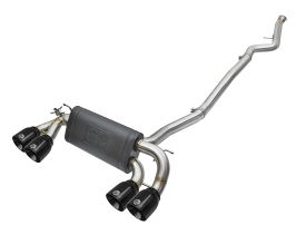 aFe Power 16-18 BMW M2 L6-3.0L MACH Force-Xp 3in to 2.5in 304 SS Cat-Back Exhaust System-Quad Black Tips for BMW M2 F