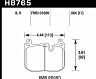 HAWK 2017 BMW 440i/M2-4 Black HP Plus Front Brake Pads for Bmw M2 Base