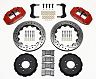 Wilwood Narrow Superlite 6R Front Hat Kit 13.06in Drilled Red E36 BMW M3 for Bmw M3