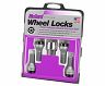 McGard Wheel Lock Bolt Set - 4pk. (Cone Seat) M12X1.5 / 17mm Hex / 25.5mm Shank Length - Black