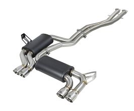aFe Power MACH Force-Xp 2.5in 304 SS Cat-Back Exhaust w/ Polished Tips 01-06 BMW M3 for BMW M3 E4