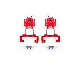 PowerStop 01-06 BMW M3 Rear Red Calipers - Pair for BMW M3 E4
