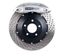 StopTech StopTech 01-06 BMW M3 ST-40 Silver Calipers 355x32mm Drilled Rotors Rear Big Brake Kit for BMW M3 E4
