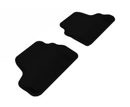 3D Mats 2007-2013 BMW 3 Series E93 Kagu 2nd Row Floormats - Black for BMW M3 E9