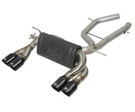 aFe Power MACH Force-Xp 2-1/2in SS Axle Back Exhaust w/Black Tips 15+ BMW M3/M4 (F80/F82) L6 3.0L (tt) S55 for BMW M3 M4 F