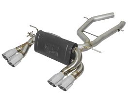 aFe Power MACH Force-Xp 2-1/2in SS Axle Back Exhaust w/Polished Tips 15+ BMW M3/M4 (F80/F82) L6 3.0L (tt) for BMW M3 M4 F