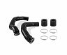 Mishimoto 2015+ BMW F8X M3/M4 Charge Pipe Kit - Wrinkle Black for Bmw M3 / M4