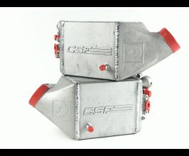 CSF 12-16 BMW M5 (F10) / 12-18 BMW M6 (F06/F12/F13) Twin Charge-Air-Cooler Set - Raw Finish for BMW M5 F