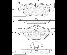 StopTech StopTech Street Select Brake Pads - Front for BMW X1 E