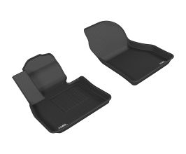 3D Mats 2016-2020 BMW X1/X2 F48/F39 Kagu 1st Row Floormat - Black for BMW X1 F