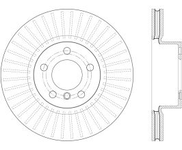 StopTech StopTech Slotted & Drilled Sport Brake Rotor for BMW X4 F