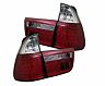 Spyder BMW E53 X5 00-06 4PCS LED Tail Lights Red Clear ALT-YD-BE5300-LED-RC for Bmw X5