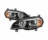 Spyder 07-10 BMW X5 E70 (HID Models Only) Projector Headlights - Black PRO-YD-BMWE7007-AFSHID-BK