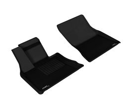 3D Mats 2014-2019 BMW X5/X6 F15/F16 Kagu 1st Row Floormat - Black for BMW X5 F