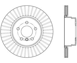 StopTech StopTech 07-12 BMW X5 / 09-12 BMW X6 Slotted & Drilled Left Rear Rotor for BMW X5 F
