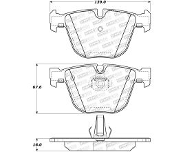 StopTech StopTech 10-18 BMW X5 M Sport Performance Rear Brake Pads for BMW X5 M F