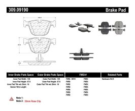StopTech StopTech Performance 06-09 BMW M5 E60 / 07-09 M6 E63/E63 Rear Brake Pads for BMW X6 E