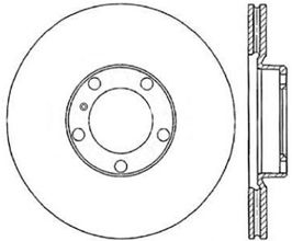 StopTech StopTech Slotted & Drilled Sport Brake Rotor for BMW X6 E