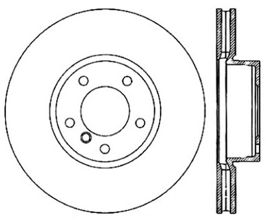 StopTech StopTech Slotted & Drilled Sport Brake Rotor for BMW X6 F