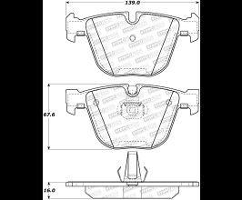 StopTech StopTech Street Brake Pads for BMW X6 M F