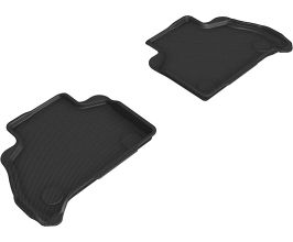 3D Mats 19-22 BMW X7 (G07) Kagu 2nd Row Floormats - Black for BMW X7 G