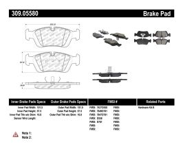 StopTech StopTech 96-02 BMW Z3 / 03-08 Z4 / 97-00 323 / 10/90-99 325/328 (E30/E36) Front Brake Pads for BMW Z-Series E