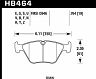 HAWK 03-06 BMW M3 / 04-11 BMW X3 LTS Street Front Brake Pads for Bmw Z4 M Roadster/M Coupe/Roadster 3.0si/Coupe 3.0si