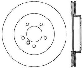 StopTech StopTech 06-08 BMW Z4 / 00-07 330 Series (E46/E90) Slotted & Drilled Left Front Rotor for BMW Z-Series E85