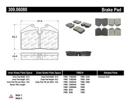 StopTech StopTech Performance Pad for Ferrari 512