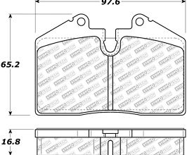 StopTech StopTech Street Select Brake Pads - Front/Rear for Ferrari F355