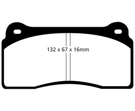 EBC 99-03 Aston Martin DB7 5.9 Bluestuff Front Brake Pads for Ferrari F40