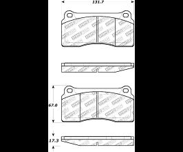 StopTech StopTech Street Select Brake Pads - 00-06 Jaguar XKR for Ferrari F40