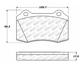 StopTech StopTech Street Select Brake Pads w/Hardware - Front/Rear for Ferrari F430