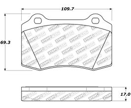 StopTech StopTech Street Touring Brake Pads for Ferrari F430