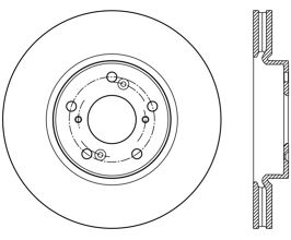 StopTech StopTech Slotted Sport Brake Rotor 2014 Honda Accord V6 Front Left for Honda Accord 10
