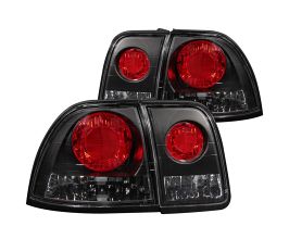 Anzo 1996-1997 Honda Accord Taillights Black for Honda Accord 5