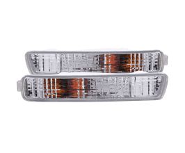 Anzo 1994-1995 Honda Accord Euro Parking Lights Chrome for Honda Accord 5