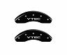 MGP Caliper Covers Front set 2 Caliper Covers Engraved Front Vtec Black finish silver ch